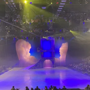 Waiting for Disney on Ice to start!