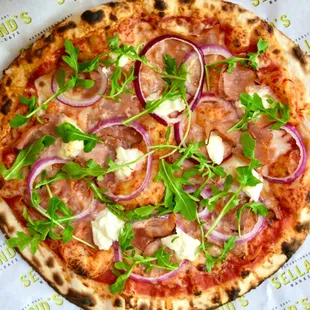 Prosciutto &amp; Hot Honey Wood-Fired Pizza