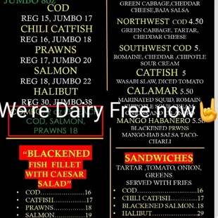 We&apos;re dairy-Free now