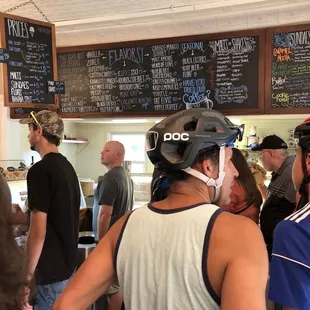 Lots of ice cream fans