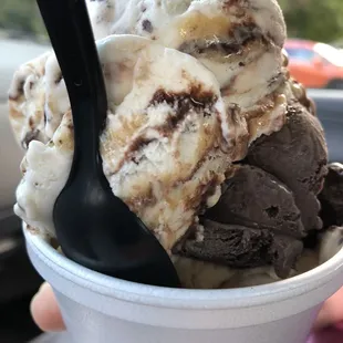 Go with the three scoop option