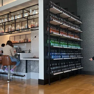 people sitting at a bar