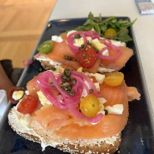 Smoked Salmon Toast
