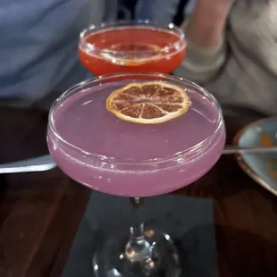 Gin (front), Tequila (back) cocktails - @rayz