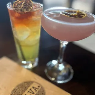 The Inca Collins (left) The Bev (right)