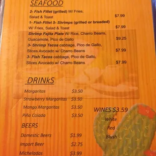 Margarita for $3.50!