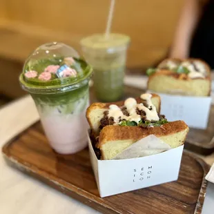 Bulgogi Sandwich and Lady Matcha