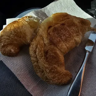 We ate in our car on this chilly morning!