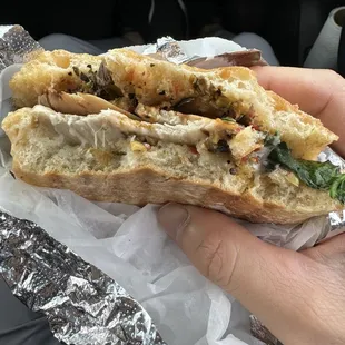 Grilled chicken sandwich