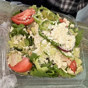 Large Greek salad!