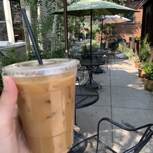 coffe + outdoor patio