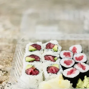 Tuna avocado Roll, Tekka Roll