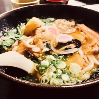 Seafood and Egg Udon