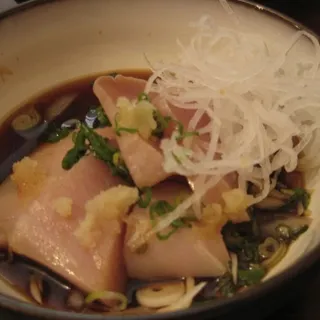 White Tuna Tataki Appetizer