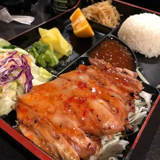 Spicy BBQ Chicken Bento
