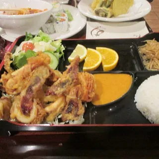 Fried Calamari Bento