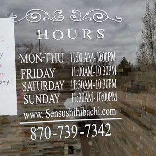 Business hours