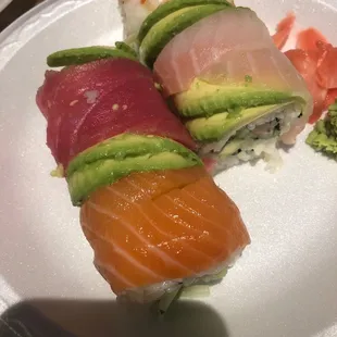 Beautiful Rainbow Roll