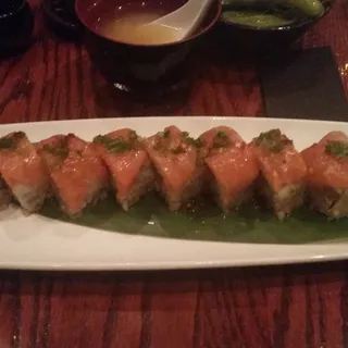#4 Shrimp Salmon and Salmon Roll