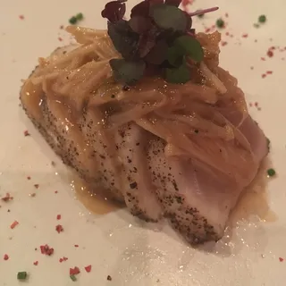 Cajun Abacore with Garlic Ponzu