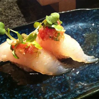 Sea Bream w/ Spicy Tuna