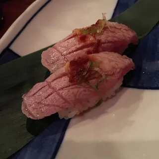 Seared Toro w/ Spicy Ponzu