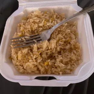 Worst fried rice in America.