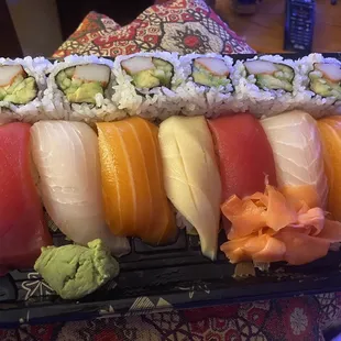 Sushi and Cali roll