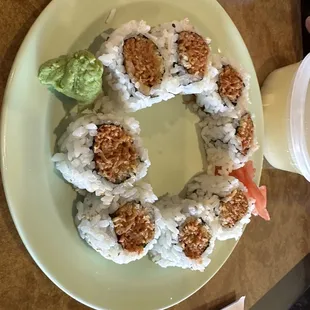 Spicy Crunchy Crab Roll