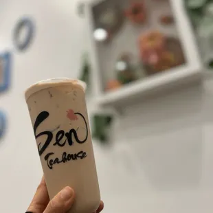 The jade milk tea.