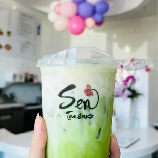Iced Matcha Latte