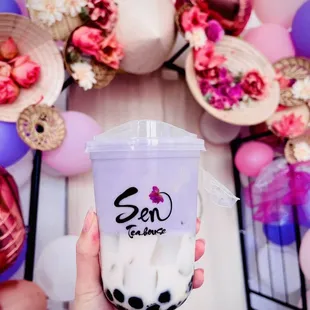 They have Taro Latte now! It's super creamy and have real taro bits inside.  It's new so on their "secret menu." :) 10/10