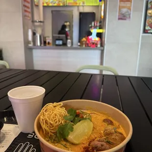 Khao Soi with Laos Sausage - It was soo good! Must order. (IG @jazzfoodie)