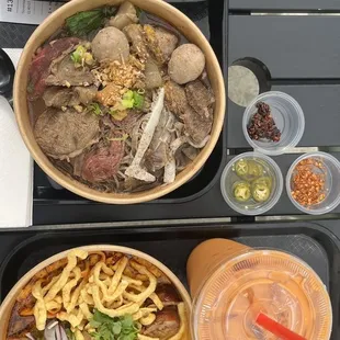 Khao soi, mango sticky rice, Thai boat noodle, Thai tea