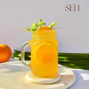 Peachy Orange Tea/ Tra Dao Cam Sa