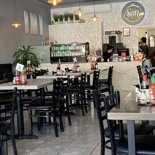 My view of the restaurant.