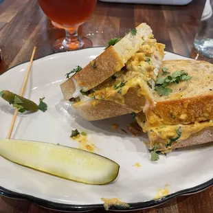 Chicken Tikka Masala Grilled Cheese