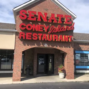 Front of establishment