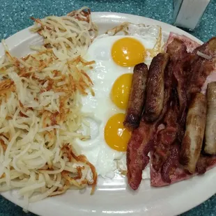 Big breakfast to start my day.