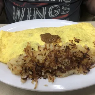 Chili omelette