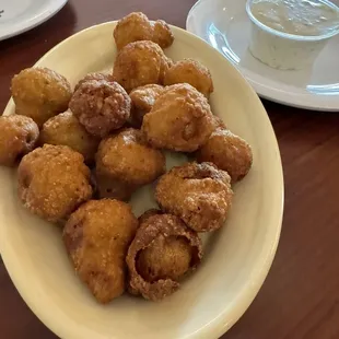 Excellent fried mushrooms