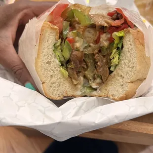 Steak &amp; cheese - amazing!