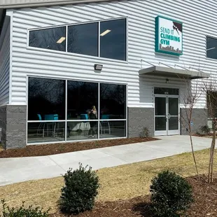 Welcome to our new climbing gym.