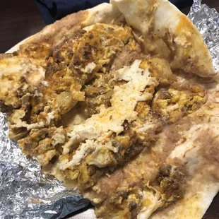 Chorizo burrito w potatoes added