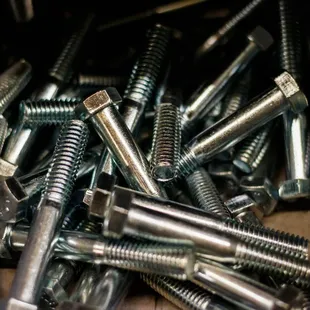 a box full of screws