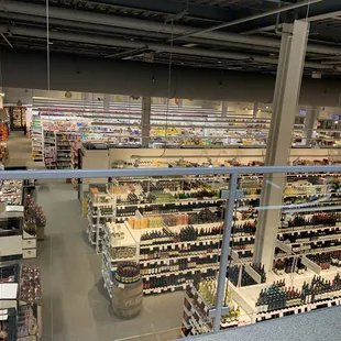 Cool view of the store from the dining area