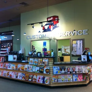 customers at the counter