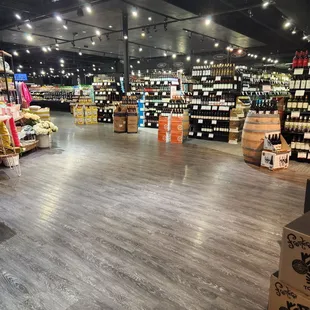 the inside of the store