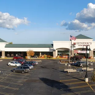 outside