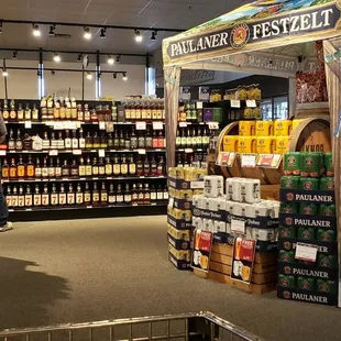 the inside of the store